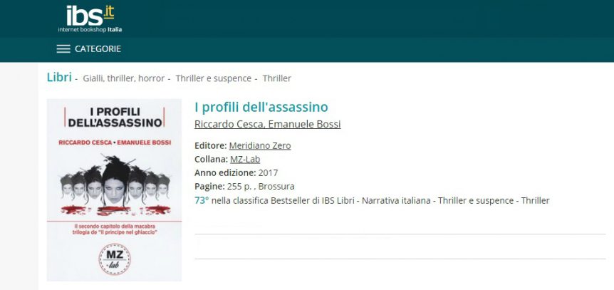 Immagine IBS I Profili dell'Assassino - The Profiles of the Assassin